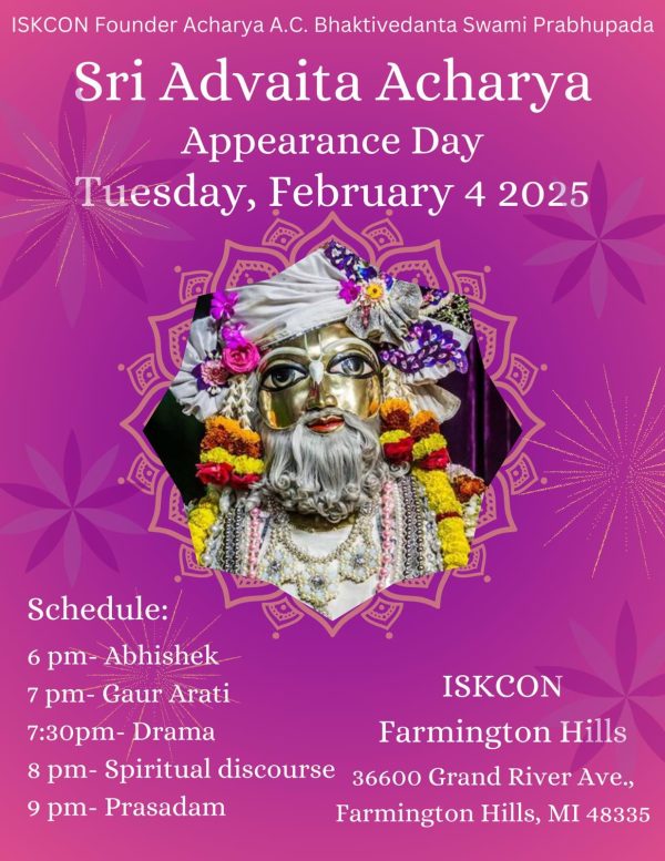 Advaita Acharya Appearance Day