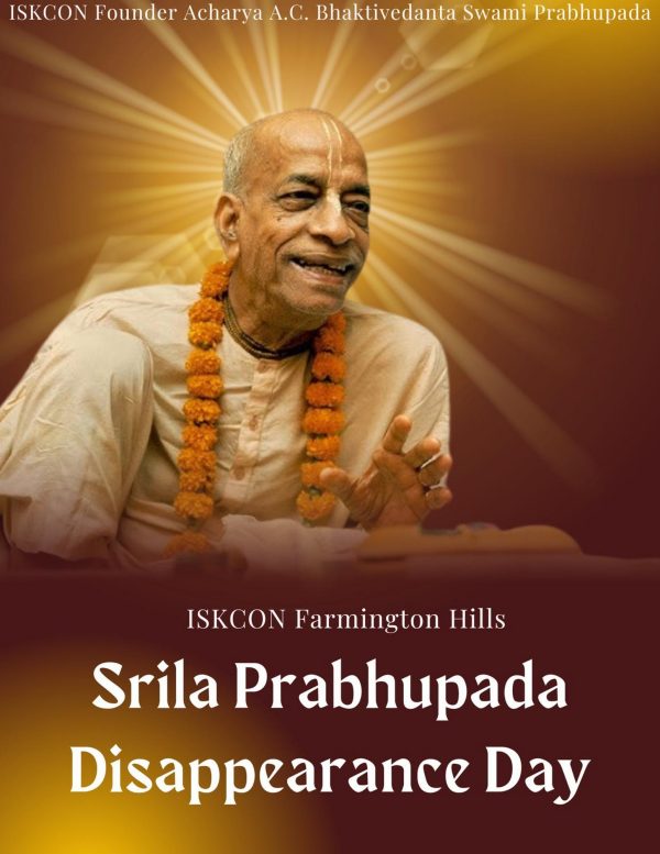 Srila Prabhupada Disappearance Day